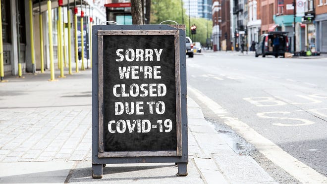 Lockdown closed retail store COVID19